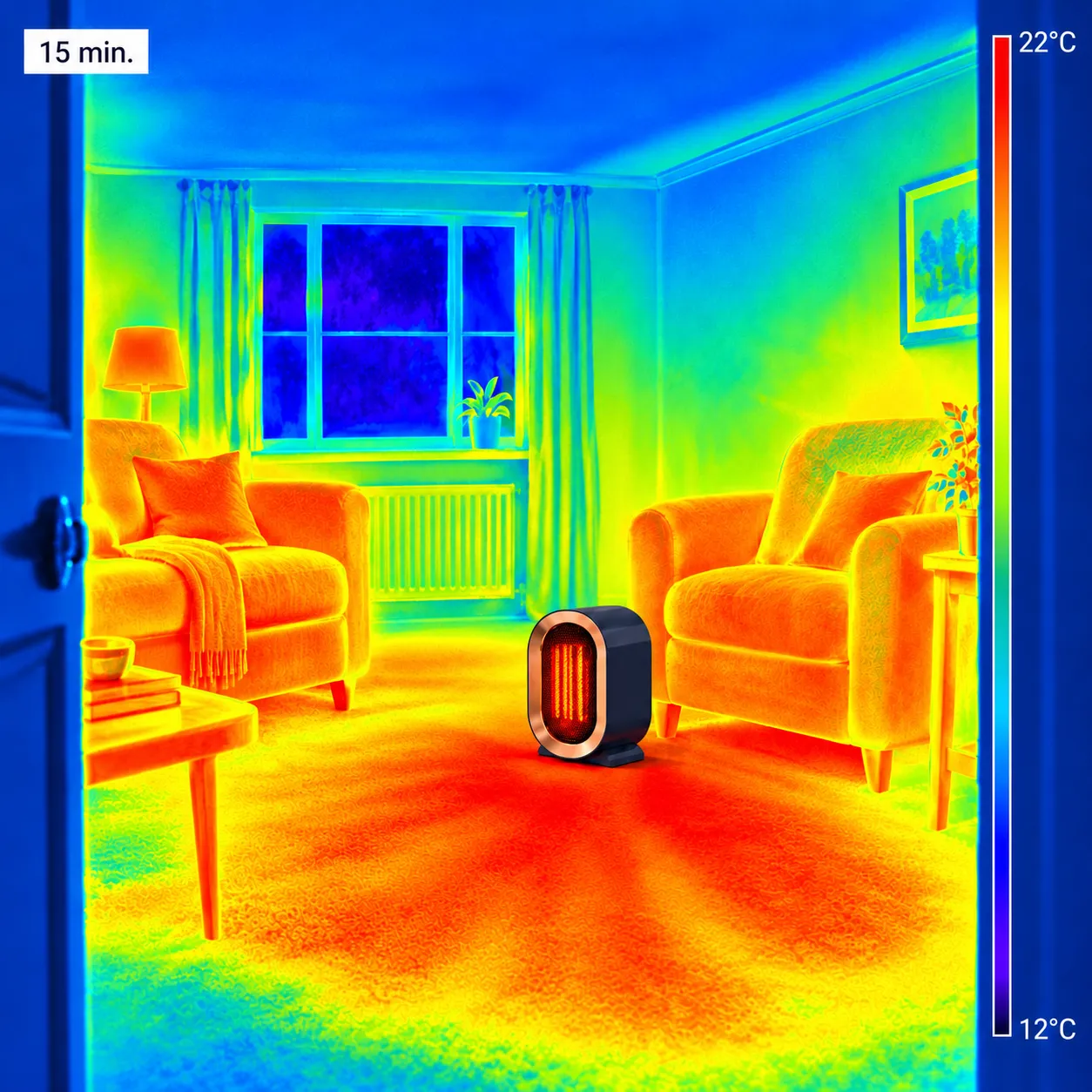 Thermal image: from the floor up